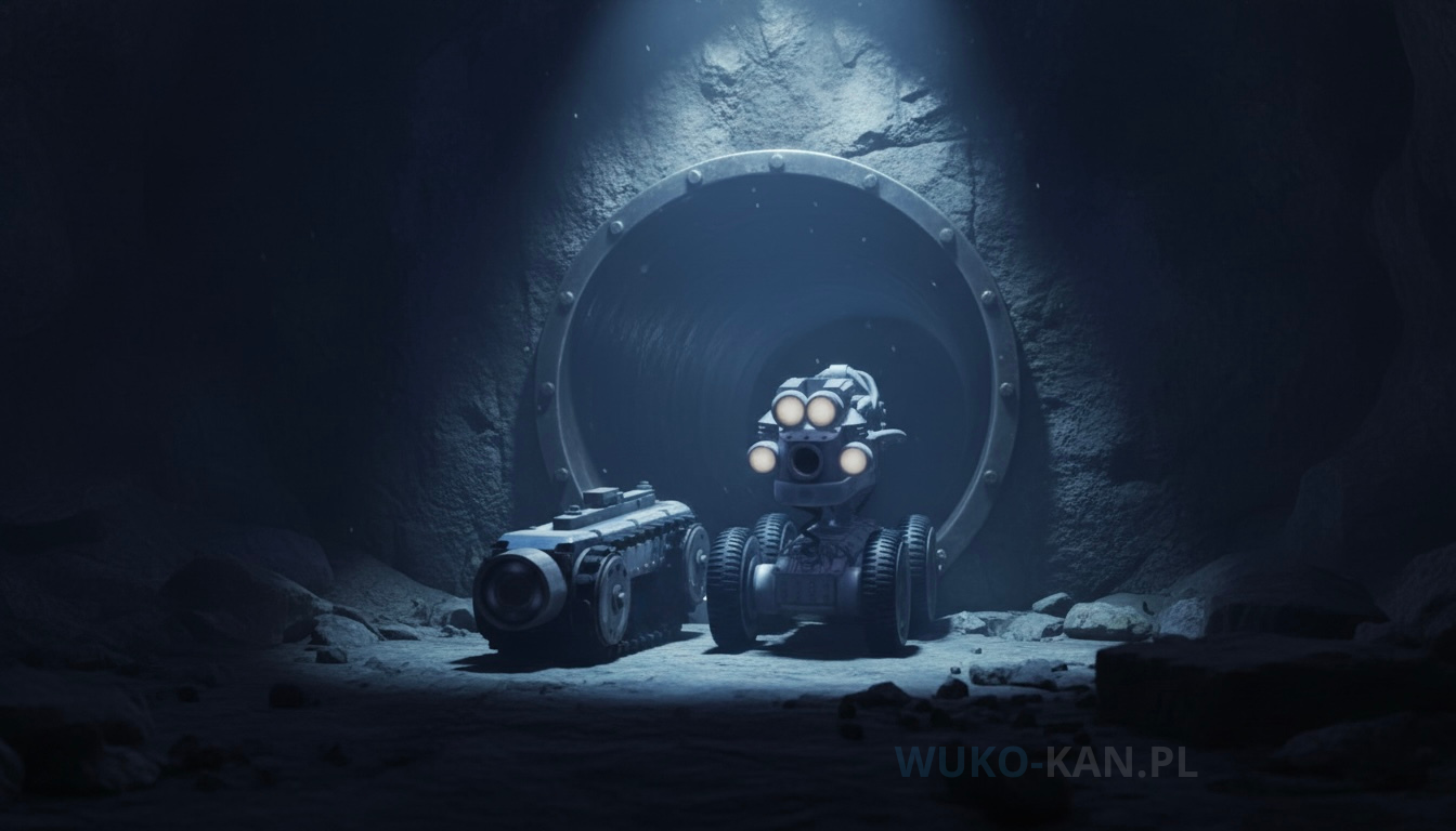 Nowoczesny robot do inspekcji kanalizacji Rausch WUKO Wrocław